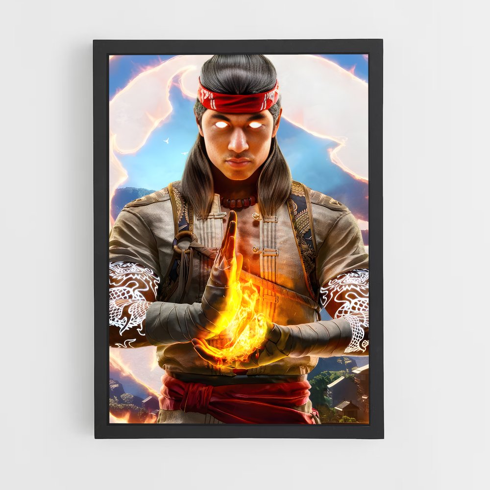 Poster Fire Dance – affiche Mortal kombat (vue 2)